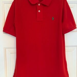 Polo by Ralph Lauren Men's Vibrant Red Crewneck Sweater